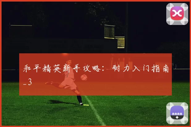 和平精英新手攻略：耐力入门指南_3